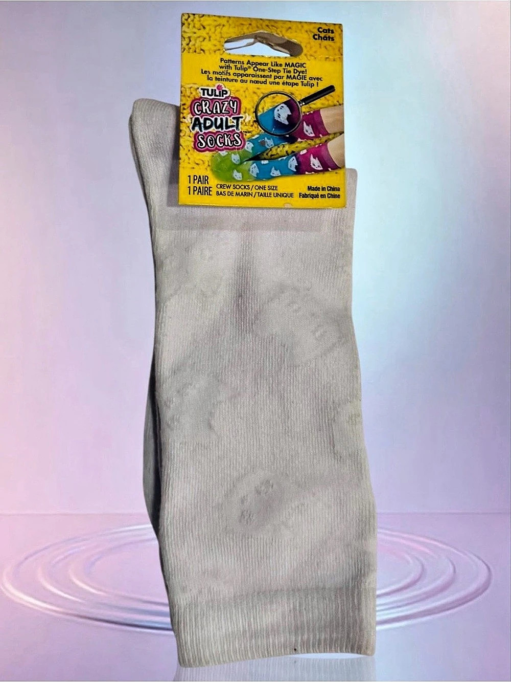 $8 Add-on | Crazy Adult Socks - Cats